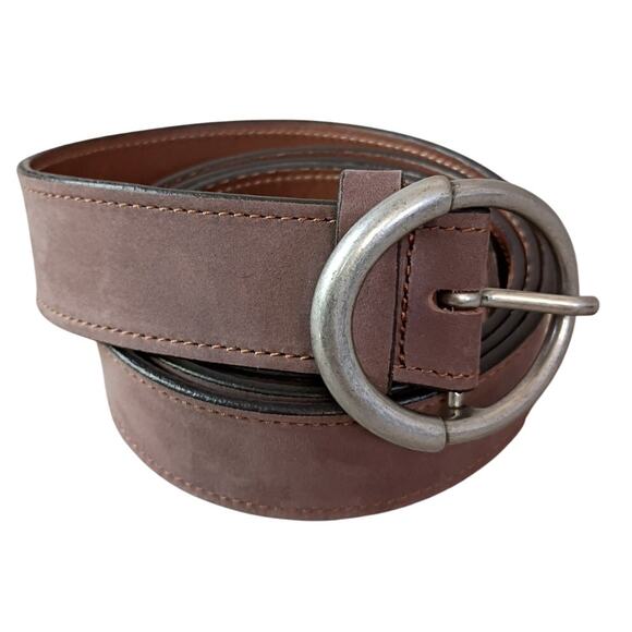Allen Edmonds Men’s Brown Leather Belt Size 44 Made In USA 17527 - Picture 2 of 16